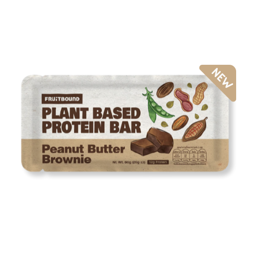 植物蛋白棒 - 花生酱布朗尼