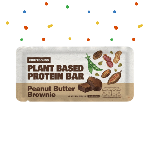 植物蛋白棒 - 花生酱布朗尼